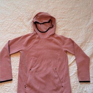 Old Navy Pink Fleece Hoodie with Black Accents